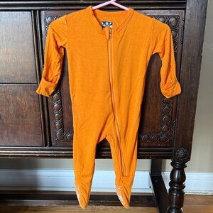 KicKee Pants Bamboo Footie Zip-Up Pajamas 3-6 months Baby